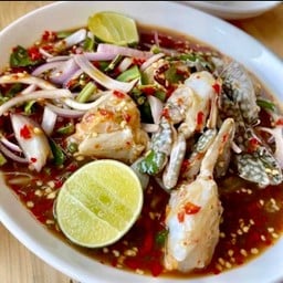 [อร่อยซ่ากับโค้ก] ยำปูม้า 3 ตัว +  โค้ก ออริจินัล (กระป๋อง)