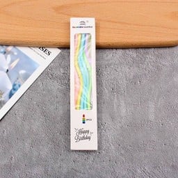 เทียนเกลียว สีพาสเทล