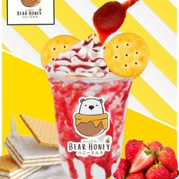 นมหมีสตอเบอร์รี่ชีส