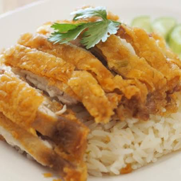 ข้าวมันไก่ทอด