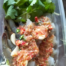 กุ้งแช่น้ำปลา