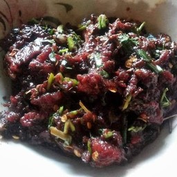 ลาบเนื้อ
