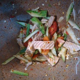 ตำแตงไส่หมูยอ