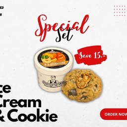 (SAVE 15.) BUY 1 ICE CREAM + 1 COOKIE