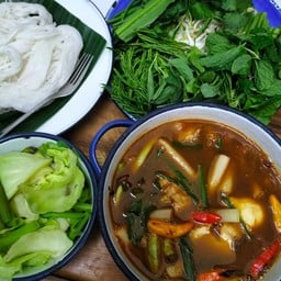 ขนมจีนหม้อปลาร้าปลาช่อนซาดิส