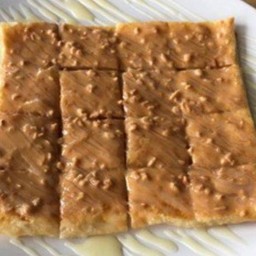 โรตี ไข่ แป้ง 2 ลูก ทาเนยถั่ว