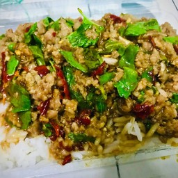 กะเพราฮับ(กะเพราพริกแห้งสูตรโบราณ)