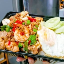 Good Luck หมี่ไก่ฉีก ไก่ต้มน้ำปลา กะเพรา🍱 เอกชัย 69/1