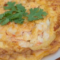 ข้าวหอมไข่เจียวกุ้งสับ