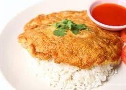 ไข่เจียว ราดข้าว