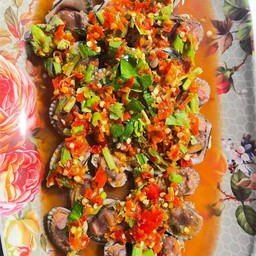 ยำปลาร้าหอยแครง