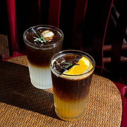 Honey citron orange sparkling black