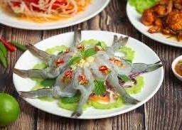 กุ้งแช่น้ำปลา