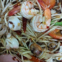 ตำปูปลาร้าทะเลรวมสุก