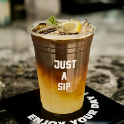 Iced Coffee Yuzu Soda