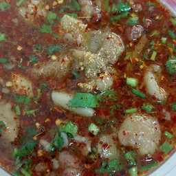 ต้มแซ่บเครื่องในเนื้อ