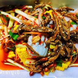 ยำมะม่วงปูม้า2ตัว