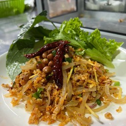 ข้าวทอดแหนมคลุกคุณยาย ตลาดจินดา