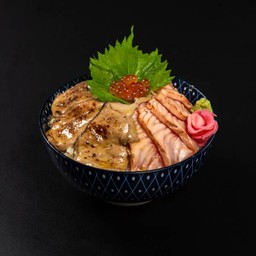 Salmon Foie Gras Don