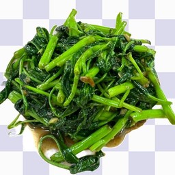 ผัดผักบุ้งน้ำมันหอย