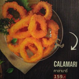 (food) ปลาหมึกทอด