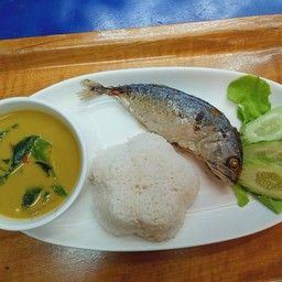 ชุดเขียวหวานไก่+ปลาทู