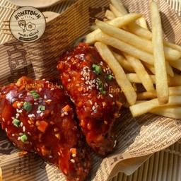 ชุดไก่ทอดเกาหลี 2 น่อง x เฟรนฟรายส์ (S)