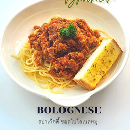 สปาเก็ตตี้โบโลเนสหมู
