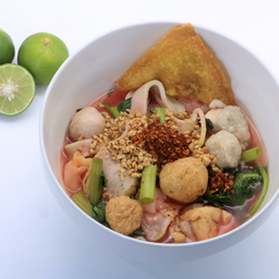 เกาเหลาเย็นตาโฟต้มยำมะนาวสด