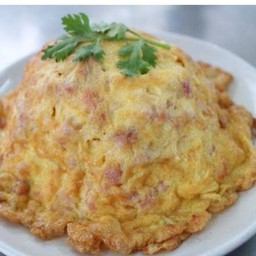 ข้าวไข่เจียวแหนม