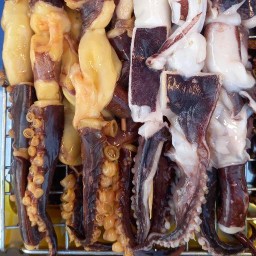 หมึกย่าง ตลาดนัดขามเรียง C26