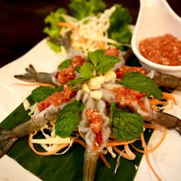 กุ้งแช่น้ำปลา