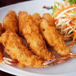 กุ้งชุปแป้งทอด
