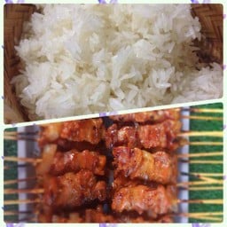 🐶ข้าวปั้นหมูปิ้ง(จิ้มแจ่วแซ่บ)ไก่ย่าง(สูตรโบราณ) by บ้านริมคลอง ข้าวปั้น