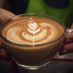 Hot late ลาเต้ร้อน