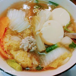 แกงจืดเต้าหู้หมูสับ