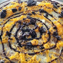 เครปโอลิโอ้+ฝอยทอง+ชอค