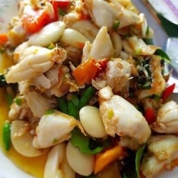 เนื้อปูก้อนผัด !!! โปรดระบุ