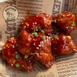 ชิคไบท์ (สะโพกไก่ไม่มีกระดูกทอด) 7 ชิ้น เคลือบซอสเกาหลี