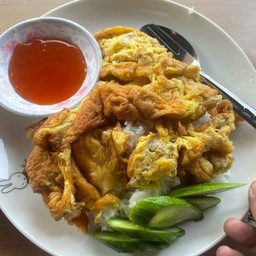 ไข่เจียวหมูสับ ข้าวหอมมะลิ