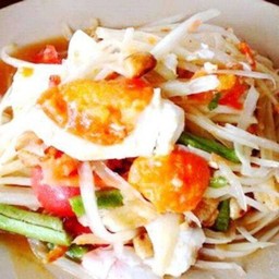 ตำไทยไข่เค็ม