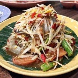 ตำกุ้งสด