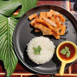 ข้าวหน้าหมูปิ้งโบราณ