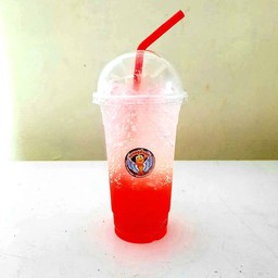 น้ำสตรอว์เบอร์รี่ โซดา (เย็น-ปั่น)