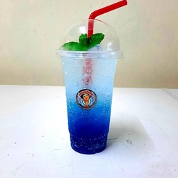 น้ำบลูฮาวาย โซดา (เย็น-ปั่น)