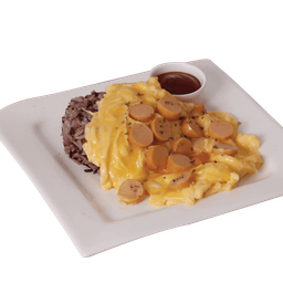 ข้าวไข่นุ่ม (ไส้กรอก)  1 PC