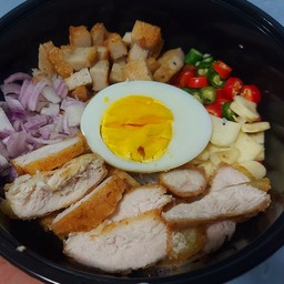 ข้าวขยำไก่ทอด (ธรรมดา)