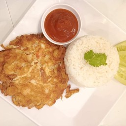 ข้าวไข่เจียวกุ้ง
