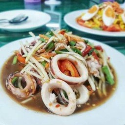 ตำปลาหมึก