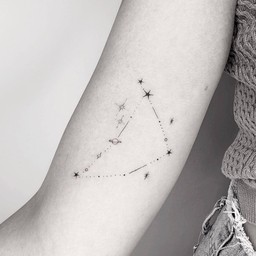 Fineline tattoo by nancy